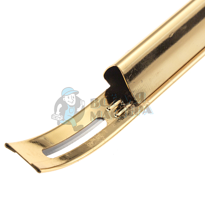 Инструмент для спуска края кожи, золотой