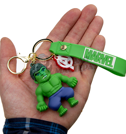 Брелок для ключей "Халк" + карабин