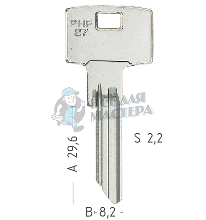 PFA25D PHF27 PH29 PFA32 - Чертеж
