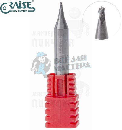 Вертик.фреза RAISE EW5512B ф1.2мм CARBIDE (ф1.2Х6Х40)								