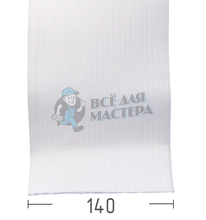 Резинка башмачная 140мм,белая - Чертеж
