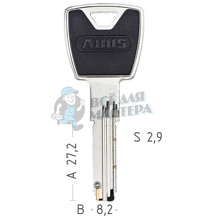 ABUS XP2 Original (магнит) - Чертеж