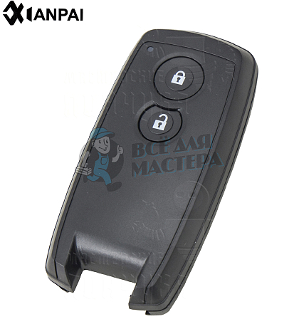 Корпус ключа SUZU14P2 HU133 SZ18P174 2 кнопки  КНР   SUZUKI - Чертеж