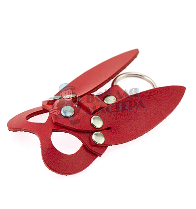 Брелок Зайка, цв.красный