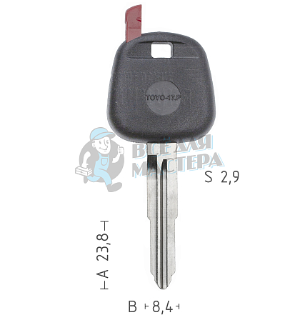 T00TY44RP TOYO-17P TOY46RT0 а/пласт.с мест.п/чип TOYOTA - Чертеж