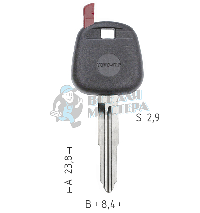 T00TY44RP TOYO-17P TOY46RT0 а/пласт.с мест.п/чип TOYOTA