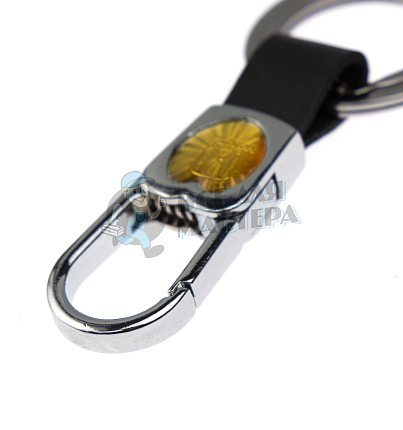 Авто карабин с двумя кольцами для ключей HONDA