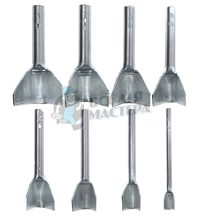 Торцеватель клиновидный V-образный для ремня или углов деталей (диаметр 10-45мм; 8шт)