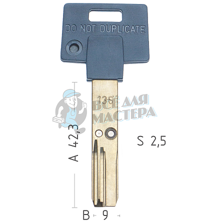 Mul-T-Lock: Профиль 136s Original "INTERACTIVE" - Чертеж
