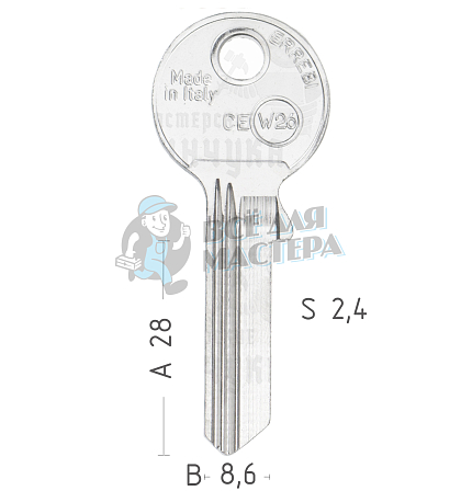 CEW26  CE-32D  CE17W26  CE63 - Чертеж