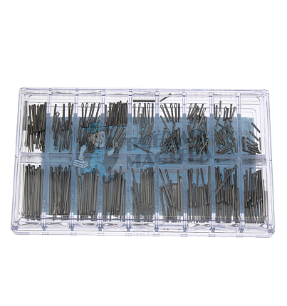 Комплект пружинных стержней (Шплинт/Звено/Штифт) для ремонта наручных часов 6-23 мм (270шт)