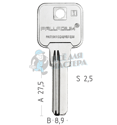 PALLADIUM 1 (2 ПАЗА 28*8.9*2.5) КНР