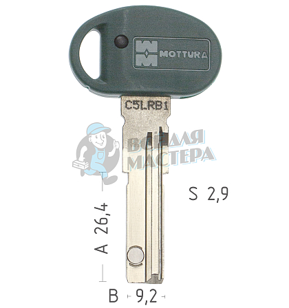 Mottura "CHAMPION" C30R B1 Original  - Чертеж