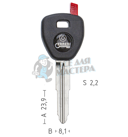 T00PT1RP TP00PRO-1P PO1RT0 а/пласт.с мест.п/чип PROTON - Чертеж
