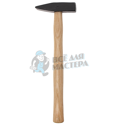 Молоток слесарный, 300 г, квадратный боек, деревянная рукоятка Sparta
