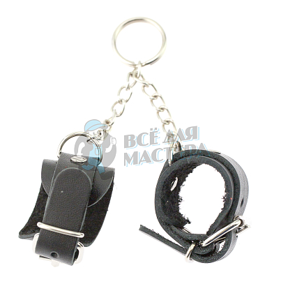 Брелок Наручники, цв.черный