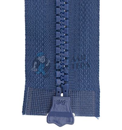 Молния Трактор "JUDSON", 80см, Тип-5, разъёмная двухзамковая, цв.синий