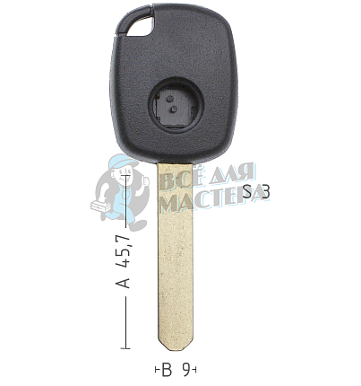 Корпус ключа HOND-31 HON66 HD58 1 кнопка КНР   HONDA