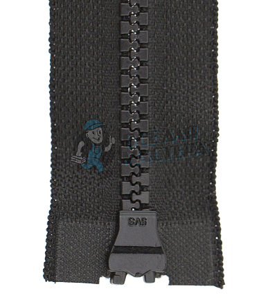 Молния Трактор "JUDSON", 80см, Тип-5, разъёмная двухзамковая, цв.черный