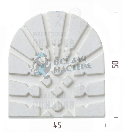 Набойка Casali "Dama Cross" №3 6мм Белый