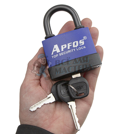 Навесной замок APFQS 70мм (короткая дужка)