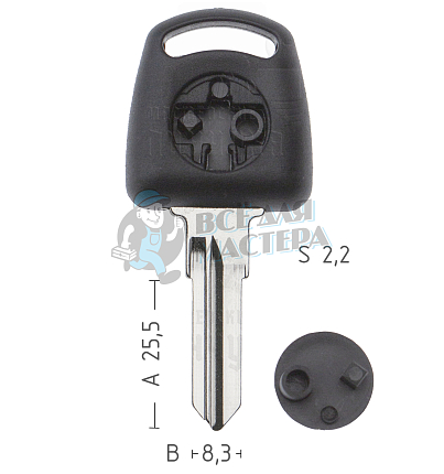 T00NE76PD TP00NE-45.P1 NE74T0 а/пласт.с мест.п/чип PEUGEOT