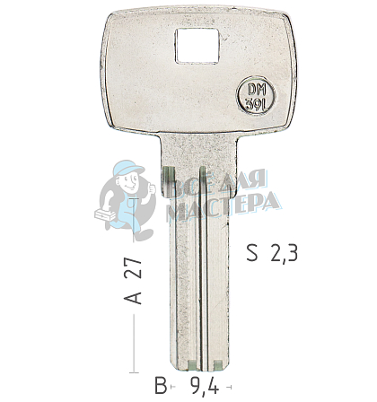 DOM56D DM39L - Чертеж