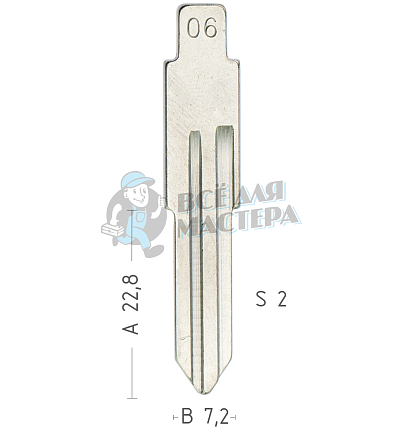 Лезвие №06 NS5 NSN11FH Nissan КНР