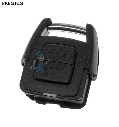 Корпус ключа 2 кнопки без жала (корот. ушки) OPEL // КНР