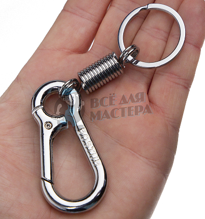 Карабин с пружиной и кольцом