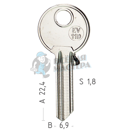 EV11D EV8 EVA11 EV5PD - Чертеж