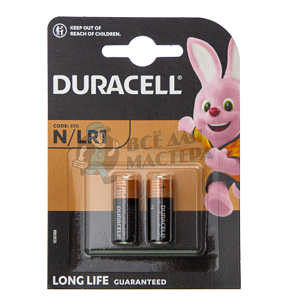 Батарейка Duracell LR1 N BL2 1.5V (2/20) - Чертеж