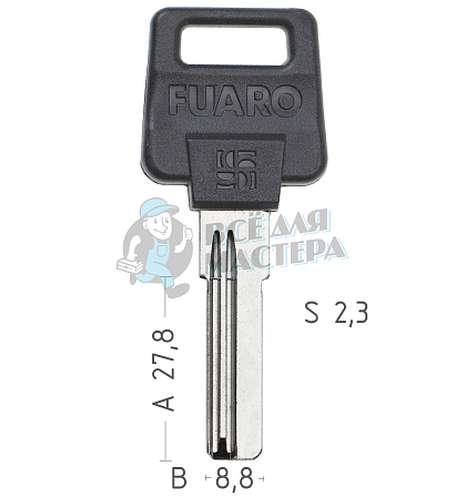 FUARO-2 2паза (27,8*8,7*2,3) ст.AP-1D бронь КНР - Чертеж