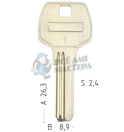 GERDA GDA1 2 паза 