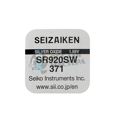 Батарейка часовая Seizaiken 371 SR920SW BL1 (1/10/100)