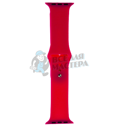Ремешок cиликоновый для смарт часов диагональю 42/44/45/46/49мм/L (Фуксия)