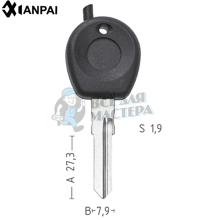 Авто с мест. под чип VO-HV.P   WT7AP   AD13P   W9P9   V30P КНР