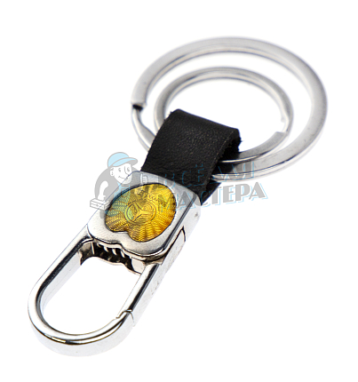 Авто карабин с двумя кольцами для ключей MERCEDES