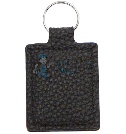 БРЕЛОК Прокси RFID ПРЯМОУГОЛЬНЫЙ черный (кожзам)																												