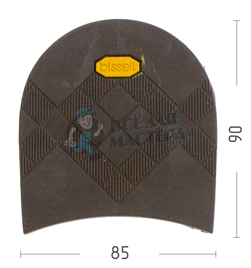 Набойка PILIGRIM RB613, цв. коричневый