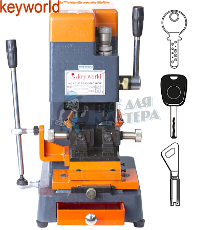 Станок Keyworld 383AC (LX583) Вертикально-фрезерный для изготовления ключей - Чертеж