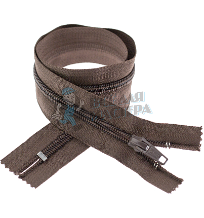 Молния 55см Коричневый