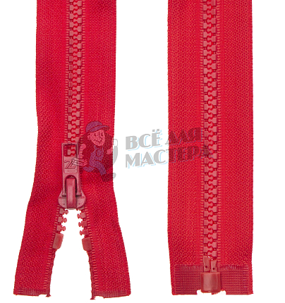 Молния Трактор "BLITZ" "MBT" 80 см Тип 5 разъёмная №145 т.красный