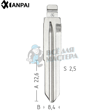 Лезвие  №40 CHEVROLET  КНР