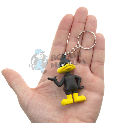 Брелок для ключей "Даффи Дак" с кольцом