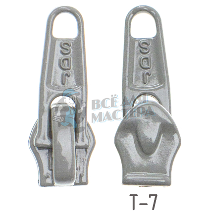 Бегунок  "Judson"  т.7 классич. св.серый 38 - Чертеж