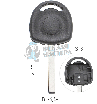 Авто с местом под чип TPX OP-11P HU100 HF66P КНР  OPEL