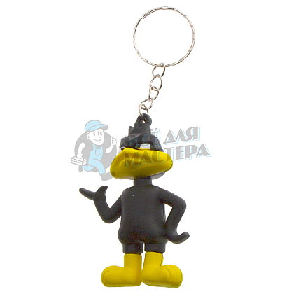 Брелок для ключей "Даффи Дак" с кольцом
