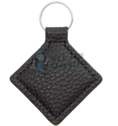 БРЕЛОК Прокси RFID РОМБ черный (кожзам)																												