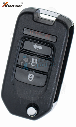 Универсальный ключ с Д/У серии XK в стиле HONDA 3+1кн без встроенного чипа КНР